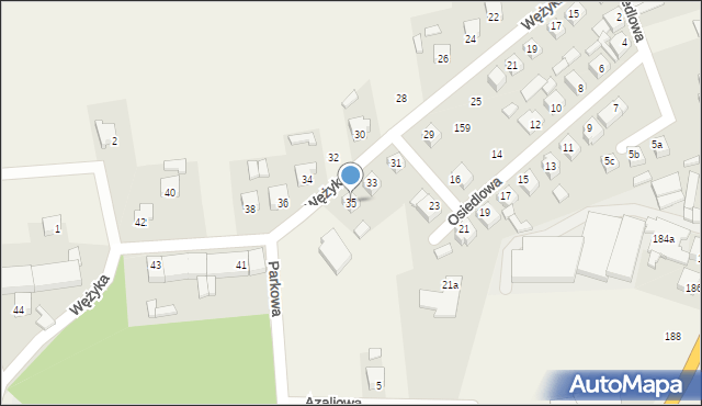 Mroczeń, Wężyka Feliksa, 35, mapa Mroczeń