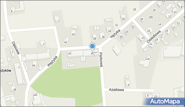 Mroczeń, Wężyka Feliksa, 41, mapa Mroczeń