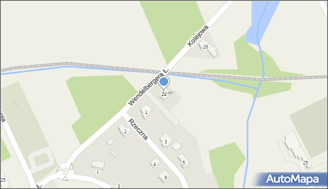 Nieboczowy, Wendelbergera Łucjana, 24, mapa Nieboczowy