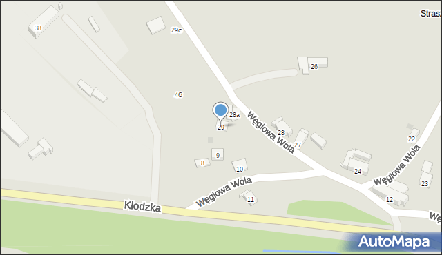Nowa Ruda, Węglowa Wola, 29, mapa Nowa Ruda