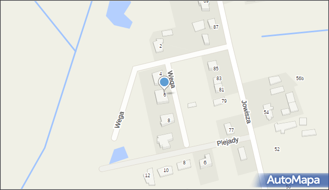 Nowa Wieś, Wega, 6, mapa Nowa Wieś