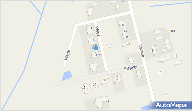 Nowa Wieś, Wega, 8, mapa Nowa Wieś