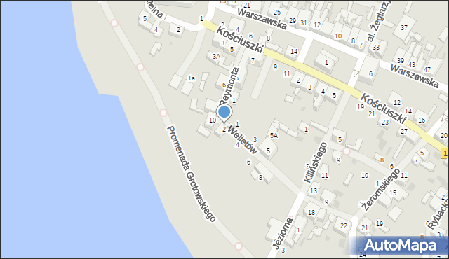 Nowe Warpno, Welletów, 2, mapa Nowe Warpno