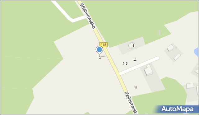 Nowy Dwór Wejherowski, Wejherowska, 2, mapa Nowy Dwór Wejherowski