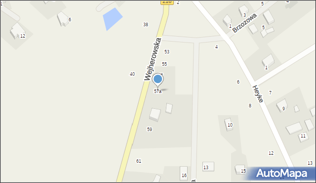 Nowy Dwór Wejherowski, Wejherowska, 57a, mapa Nowy Dwór Wejherowski