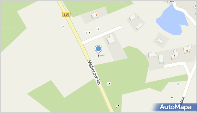 Nowy Dwór Wejherowski, Wejherowska, 9, mapa Nowy Dwór Wejherowski