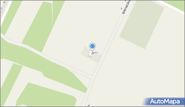 Nowy Konik, Wenecka, 18, mapa Nowy Konik