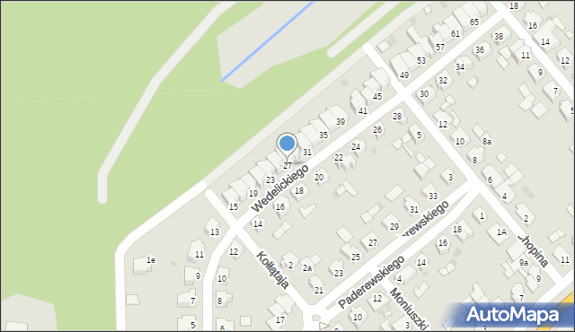 Oborniki, Wedelickiego Piotra, 27, mapa Oborniki