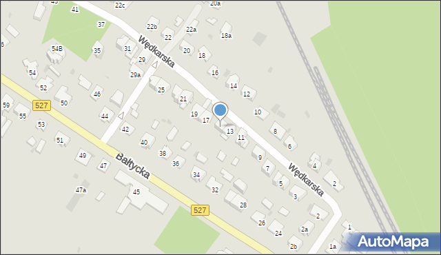 Olsztyn, Wędkarska, 15, mapa Olsztyna