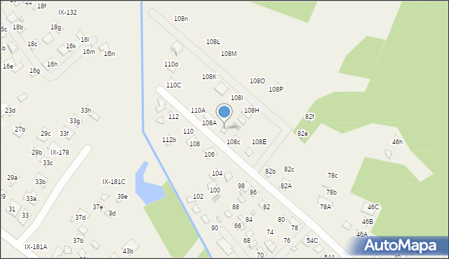 Orchówek, Wesoła, 108b, mapa Orchówek