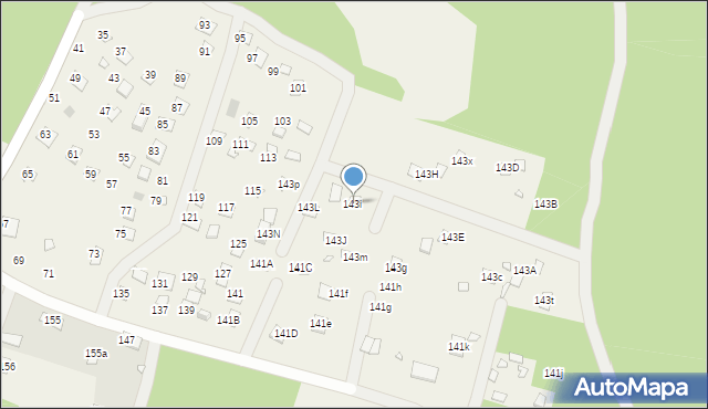 Orchówek, Wesoła, 143i, mapa Orchówek