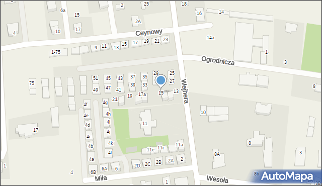 Orle, Wejhera, 15, mapa Orle