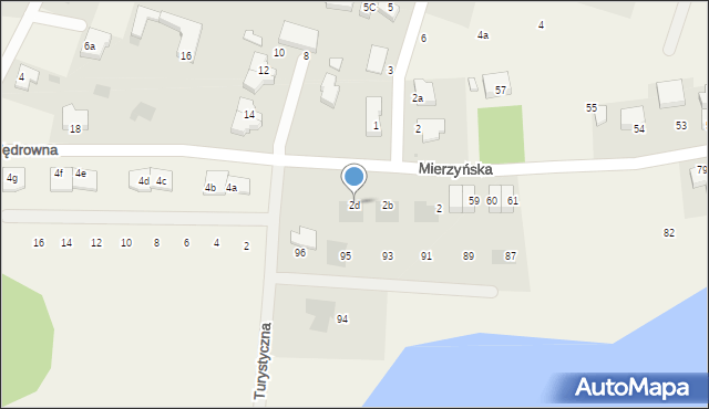 Ostoja, Wędrowna, 2d, mapa Ostoja