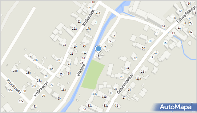 Paczków, Wesoła, 9, mapa Paczków