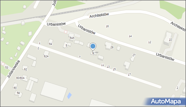 Piaseczno, Wenecka, 9, mapa Piaseczno