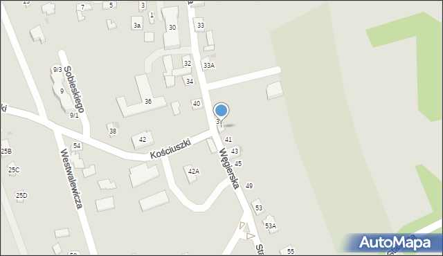 Pilzno, Węgierska, 39, mapa Pilzno