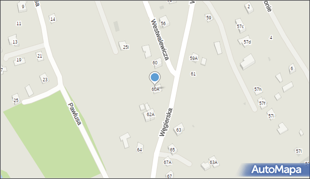 Pilzno, Węgierska, 60A, mapa Pilzno
