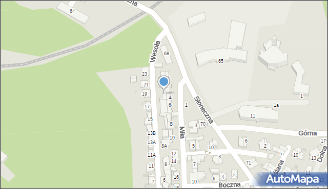Płock, Wesoła, 16, mapa Płock
