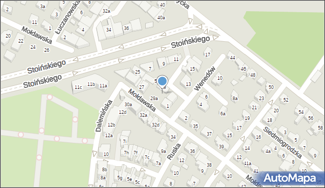 Poznań, Wenedów, 3, mapa Poznania
