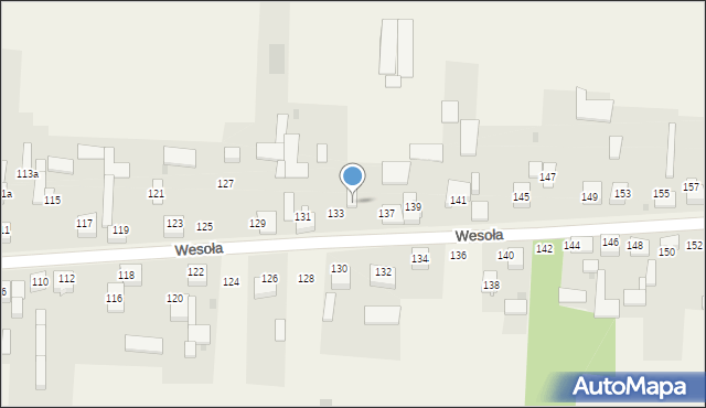 Radostków-Kolonia, Wesoła, 135, mapa Radostków-Kolonia