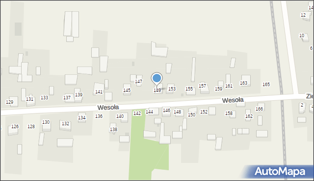 Radostków-Kolonia, Wesoła, 149, mapa Radostków-Kolonia