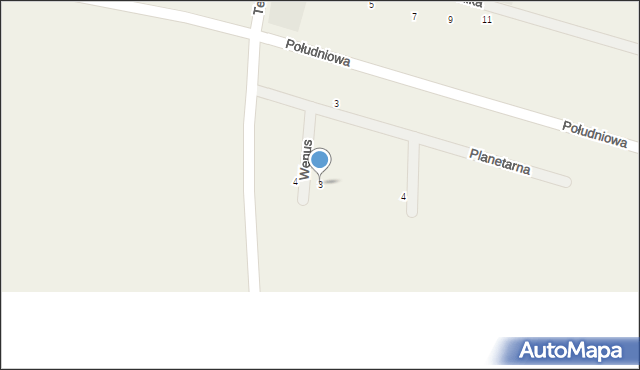 Radwanice, Wenus, 3, mapa Radwanice