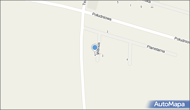 Radwanice, Wenus, 4, mapa Radwanice