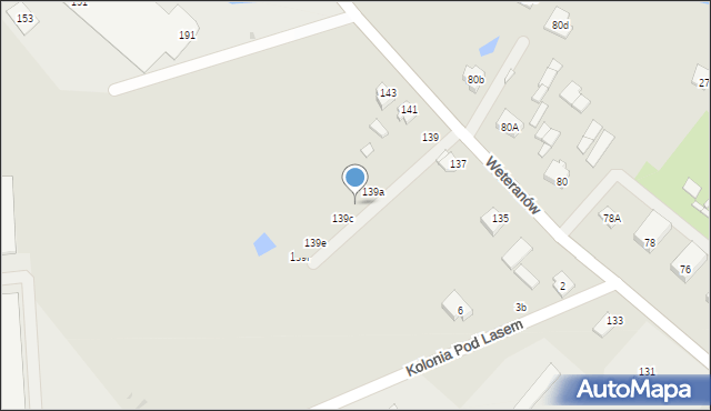 Radzymin, Weteranów, 139b, mapa Radzymin