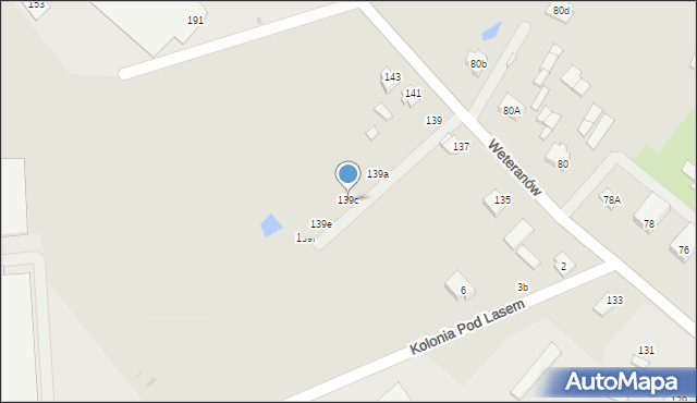 Radzymin, Weteranów, 139c, mapa Radzymin