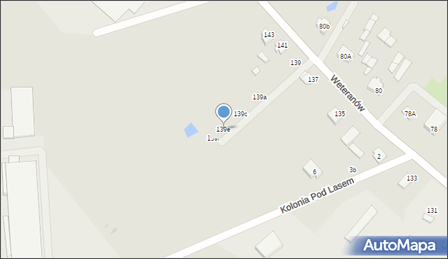 Radzymin, Weteranów, 139e, mapa Radzymin