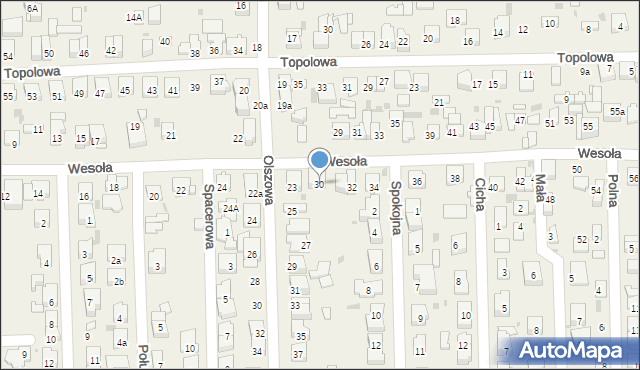 Rybie, Wesoła, 30, mapa Rybie