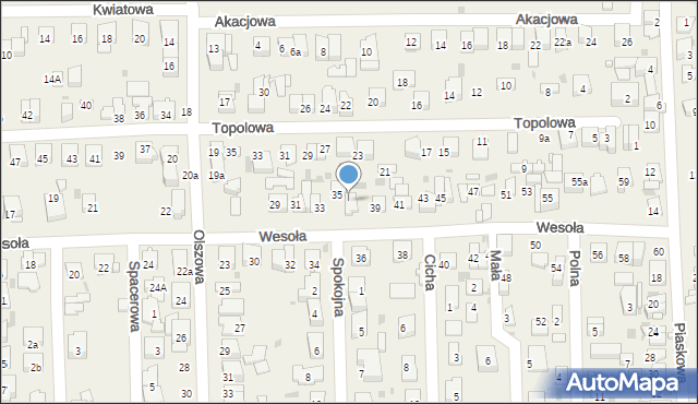 Rybie, Wesoła, 37, mapa Rybie