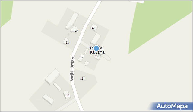 Rybno, Wejherowska, 15, mapa Rybno