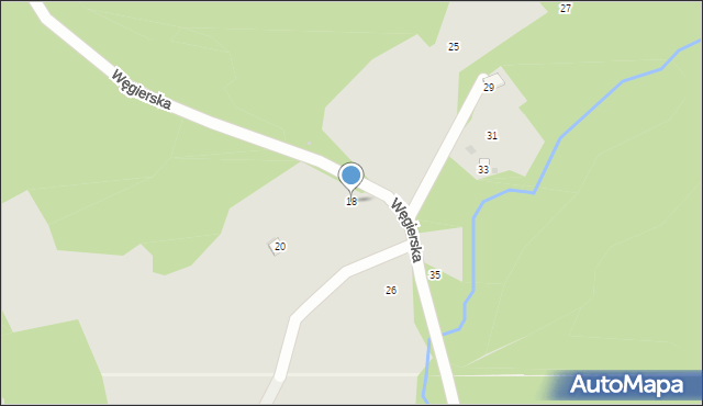 Ryglice, Węgierska, 18, mapa Ryglice