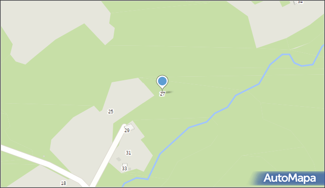 Ryglice, Węgierska, 27, mapa Ryglice