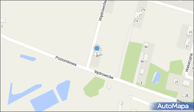 Sadowa, Wędrowców, 18, mapa Sadowa