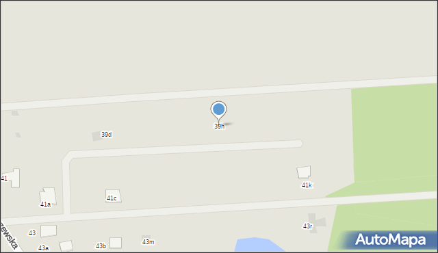 Sianów, Węgorzewska, 39h, mapa Sianów