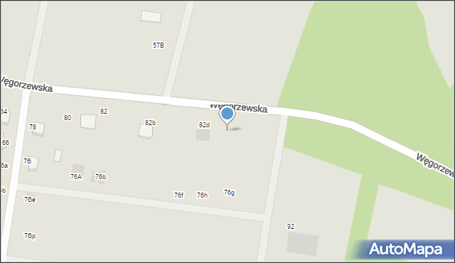 Sianów, Węgorzewska, 82e, mapa Sianów