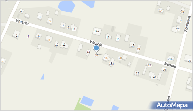 Siomki, Wesoła, 16, mapa Siomki