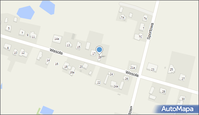 Siomki, Wesoła, 19, mapa Siomki