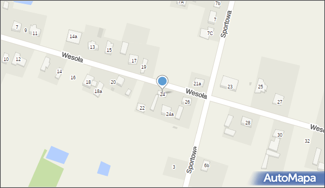 Siomki, Wesoła, 24, mapa Siomki