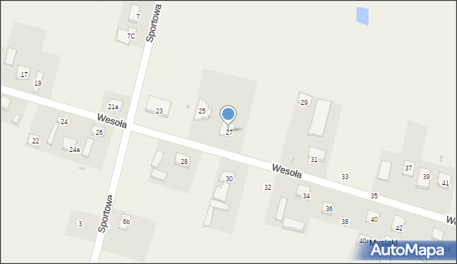 Siomki, Wesoła, 27, mapa Siomki