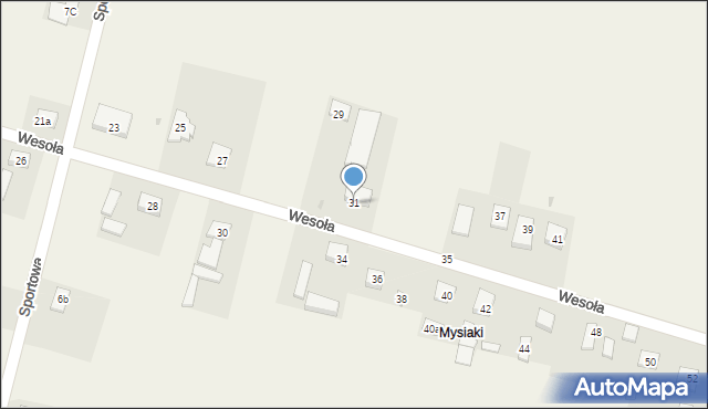 Siomki, Wesoła, 31, mapa Siomki