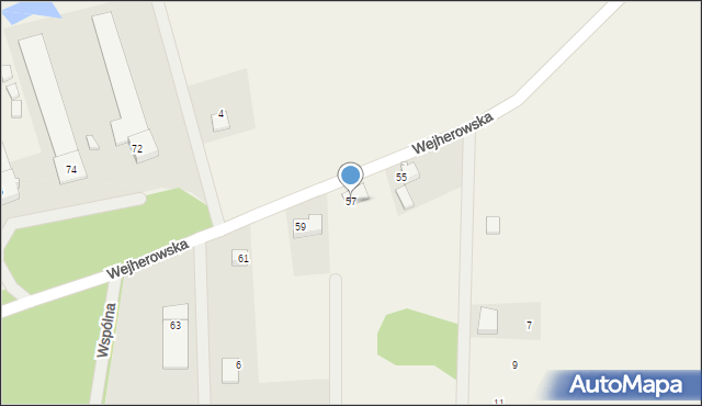 Sławutowo, Wejherowska, 57, mapa Sławutowo