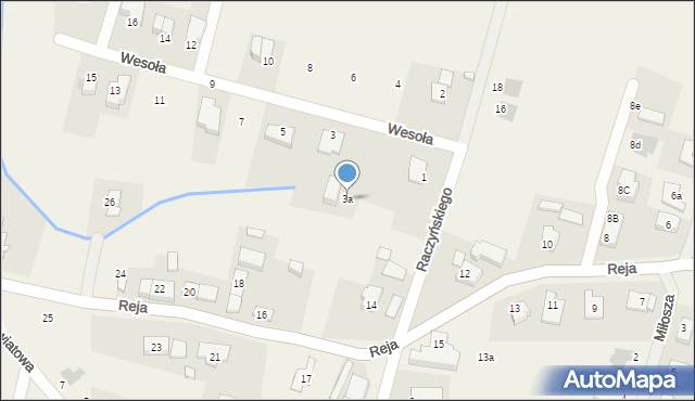 Smardzów, Wesoła, 3a, mapa Smardzów
