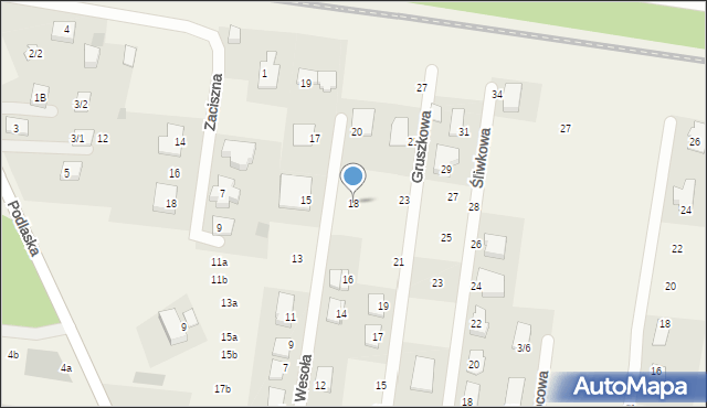 Sobolewo, Wesoła, 18, mapa Sobolewo