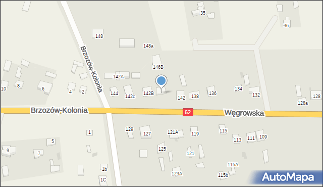 Sokołów Podlaski, Węgrowska, 142A, mapa Sokołów Podlaski