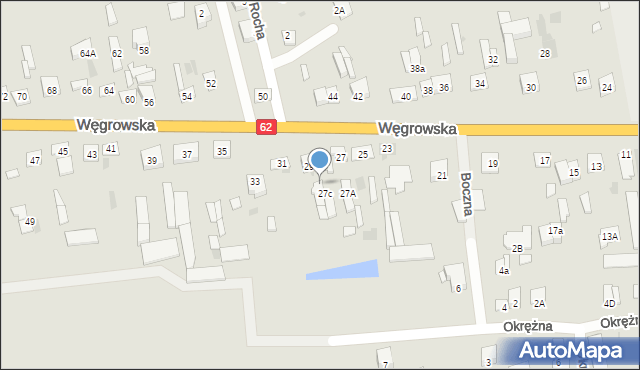 Sokołów Podlaski, Węgrowska, 29A, mapa Sokołów Podlaski