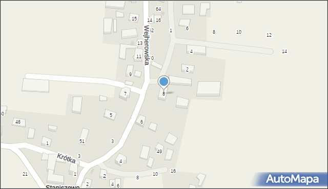Staniszewo, Wejherowska, 8, mapa Staniszewo