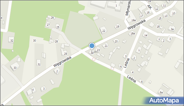 Stoczek, Węgrowska, 24, mapa Stoczek